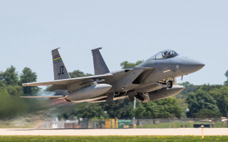 Jet takeoff runway trees blue - side profile free wallpaper