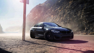 Black car dirt road mountain - a mountain side free wallpaper