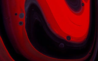 Red black abstract bubbles galaxy - anish kapoor free wallpaper