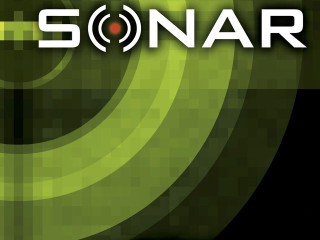 Green black background sonar red - serial free wallpaper
