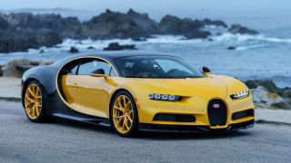 Yellow bugatti ocean rocks cobra - near free wallpaper for desktop