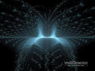 Blue black background large image - the side of the image free wallpaper
