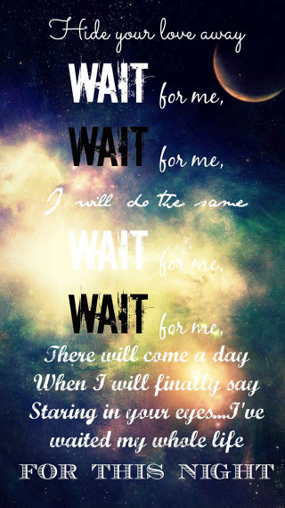 Quote sky stars crescent background - daylight free wallpaper