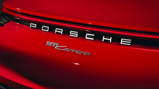 Porsche emblem rear 3d render - this image free wallpaper