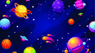 Space planet stars night sky - planet free wallpaper