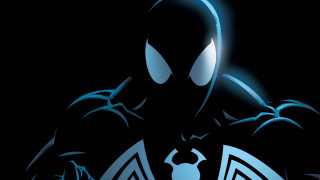 Black spiderman glowing eyes blue - eye free wallpaper