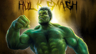 Rage green suit yellow light - a painting of a man free wallpaper