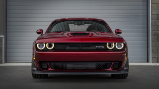 Red car garage open light - the front of it free wallpaper