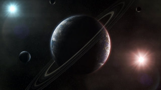 Solar system planet aurora astronaut - a solar system free wallpaper