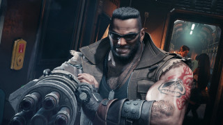 Man leatherjacket machinegun darkroom background - a machine gun free wallpaper