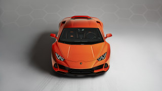 Orange sports car hexagonal pattern - hexagonal free wallpaper