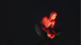 Spiderman snowboard trick night space - realism free wallpaper