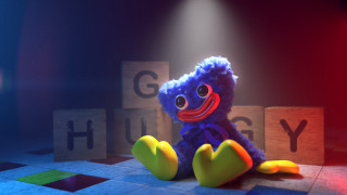 Toy floor blocks hugy face - chris labrooy free wallpaper