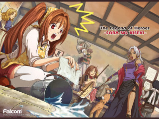 Anime characters table map caption - fantasy art free wallpaper
