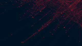 Red black wireframe particles night - a wireframe diagram free wallpaper