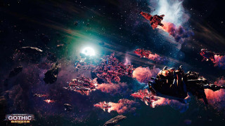 Space station galaxy bright light 7 - warhammer free wallpaper