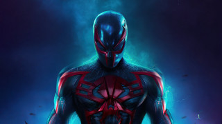 Man red mask black suit - a red mask free wallpaper