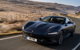 Desert mountain sports car driver - a road in the desert free wallpaper