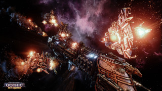 Space station lights smoke stars - a space station free wallpaper