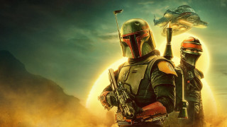Sunset spaceship costumes gun portrait - a sunset free wallpaper