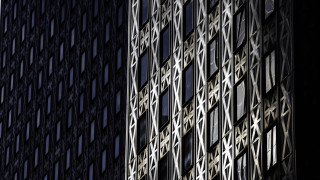 Clock building sky windows cubist - a few window free wallpaper
