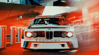 White car red stripe hood - beeple free wallpaper