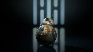 Bbg robot star wars night - beeple free wallpaper