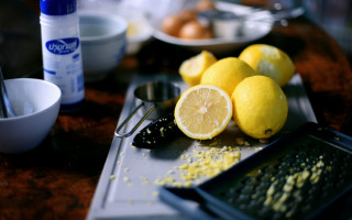 Lemons knife eggs bowl food - lemon free wallpaper