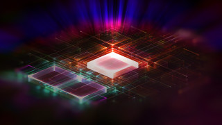 Colorful abstract background square center - ray free wallpaper