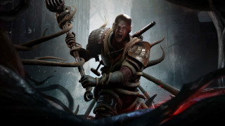 Demon forest sword armor portrait - his shoulder free wallpaper