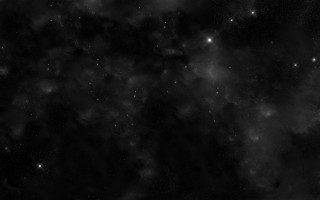 Black white star field clouds - a few star free wallpaper