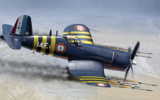 Blue yellow airplane flying pilot - albert aublet free wallpaper