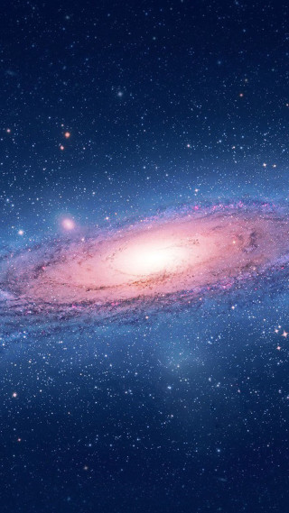 Large colorful spiral galaxy stars 5 - a detailed matte painting free wallpaper