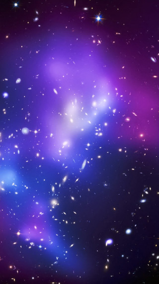 Galaxy stars moonlight night sky - large cluster of stars free wallpaper