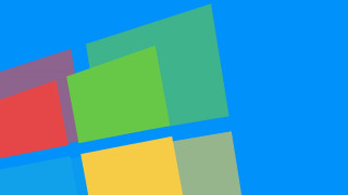 Blue multicolor square suprematism minimalist - bauhau free wallpaper