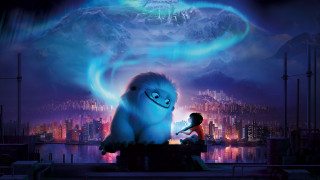 Child giant monster city night - a child free wallpaper