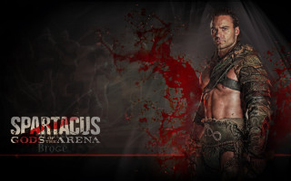 Sparta glad warrior blood splatter - assemblage free wallpaper