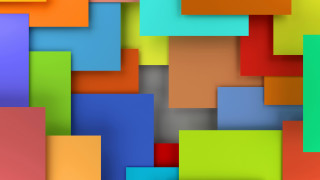 Colorful squares geometric abstract cubist - ernő rubik free wallpaper