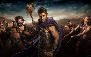 Battle group men spears fighting - a group of men free wallpaper
