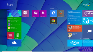 Windows8 start screen highlighted buttons - the bottom free wallpaper for desktop