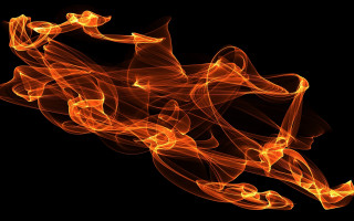 Black red yellow smoke fire - image free wallpaper