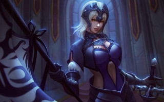 Purple sword woman blue light - a sword and a sword free wallpaper