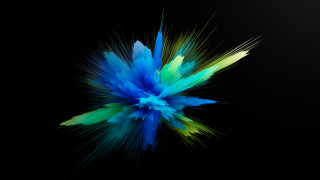 Blue green butterfly flower alberto - digital free wallpaper for desktop