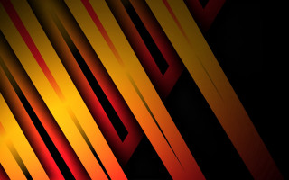 Black orange red yellow stripe - geometric abstract art free wallpaper