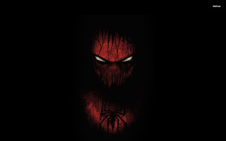 Red spiderman face white eyes - wallpaper free wallpaper