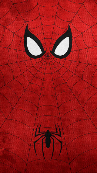 Spider man face eyes web - free anime wallpaper