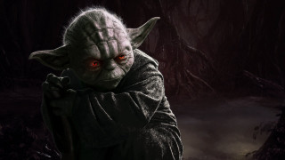 Yoda dark forest red eyes - edward george handel lucas free wallpaper