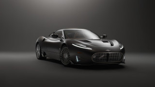 Black sports car studio photo - matte finish free wallpaper