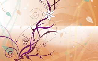 Floral background text space abstract - available free wallpaper