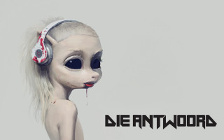 Creepy doll headphones blood face - anton graff free wallpaper